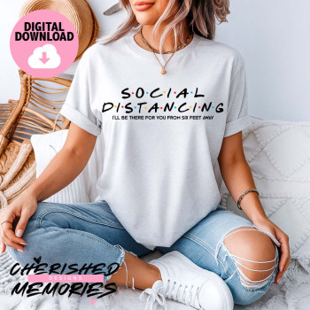 Social Distancing Shirt Design