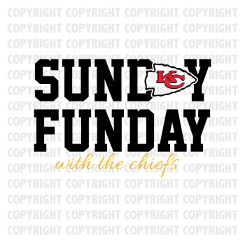 Sunday Funday With The Chiefs Shirt Design