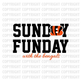 Sunday Funday With The Bengals Shirt Design