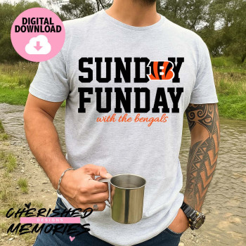 Sunday Funday With The Bengals Shirt Design