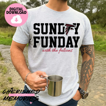 Sunday Funday With The Falcons Shirt Design