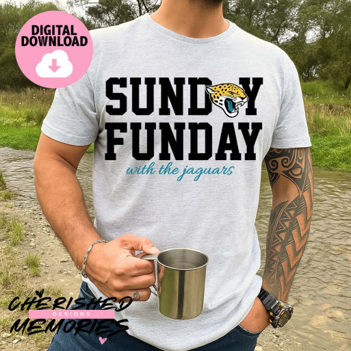 Sunday Funday With The Jaguars Shirt Design