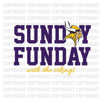 Sunday Funday With The Vikings Shirt Design