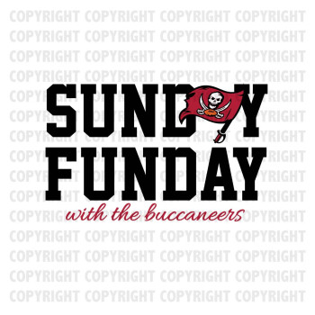 Sunday Funday With The Buccaneers Shirt Design