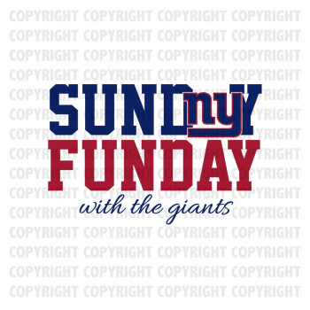Sunday Funday With The Giants Shirt Design