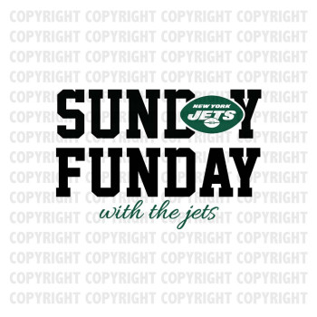Sunday Funday With The Jets Shirt Design