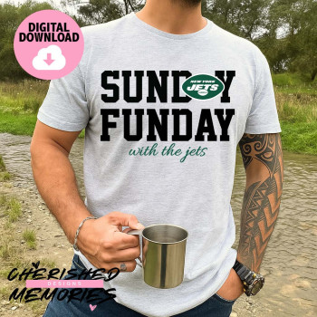 Sunday Funday With The Jets Shirt Design