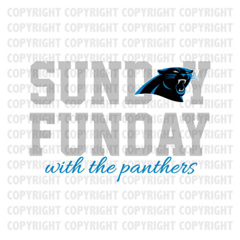 Sunday Funday With The Panthers Shirt Design