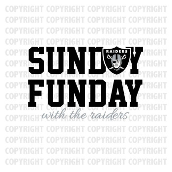 Sunday Funday With The Raiders Shirt Design