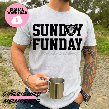 Sunday Funday With The Raiders Shirt Design