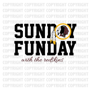 Sunday Funday With The Redskins Shirt Design