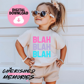 Blah Blah Blah Shirt Design