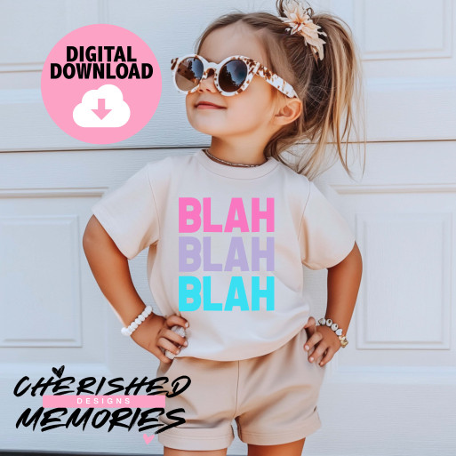 Blah Blah Blah Shirt Design