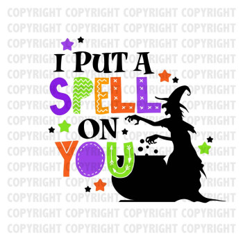 I Put A Spell On You Shirt Design