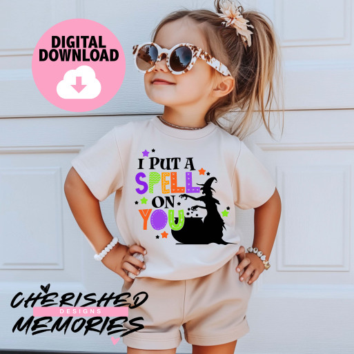 I Put A Spell On You Shirt Design