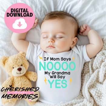 If Mom Says Noooo Shirt Design