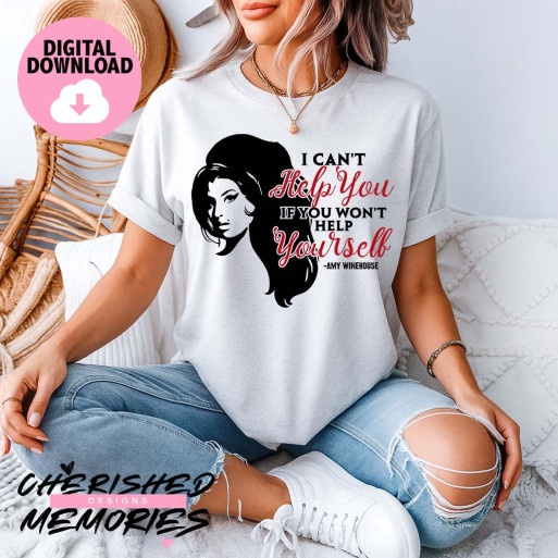 I Can't Help You Shirt Design