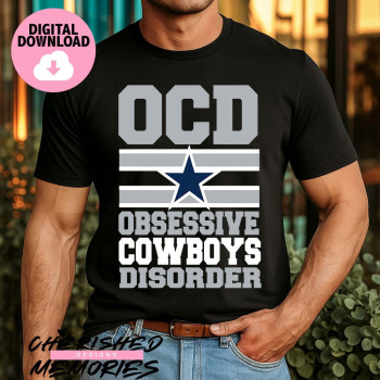 OCD Obsessive Cowboys Disorder Shirt Design