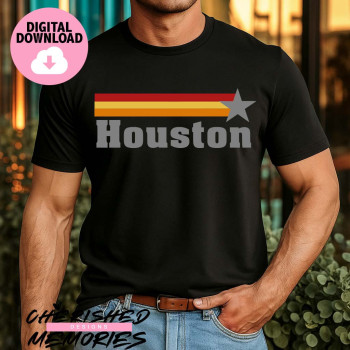Rainbow Houston Shirt Design